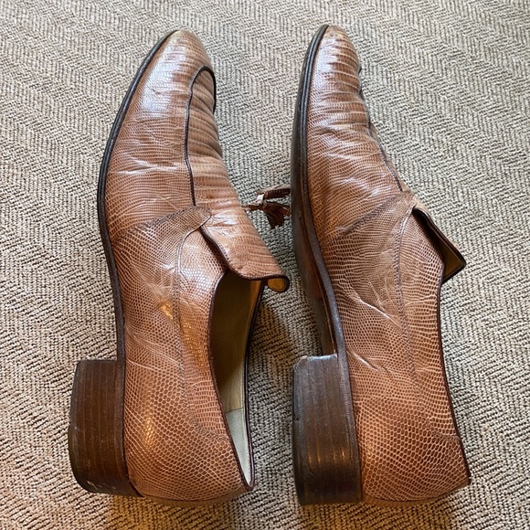 Vintage Mauri genuine lizard loafers mens 9 1/2 M main image 12